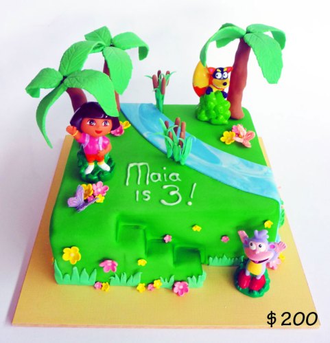 Birthday Cakes Delivered on Dora The Explorer Birthday Cake